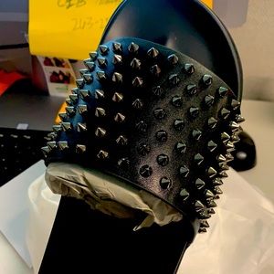 Red Bottom Slides (spiked)